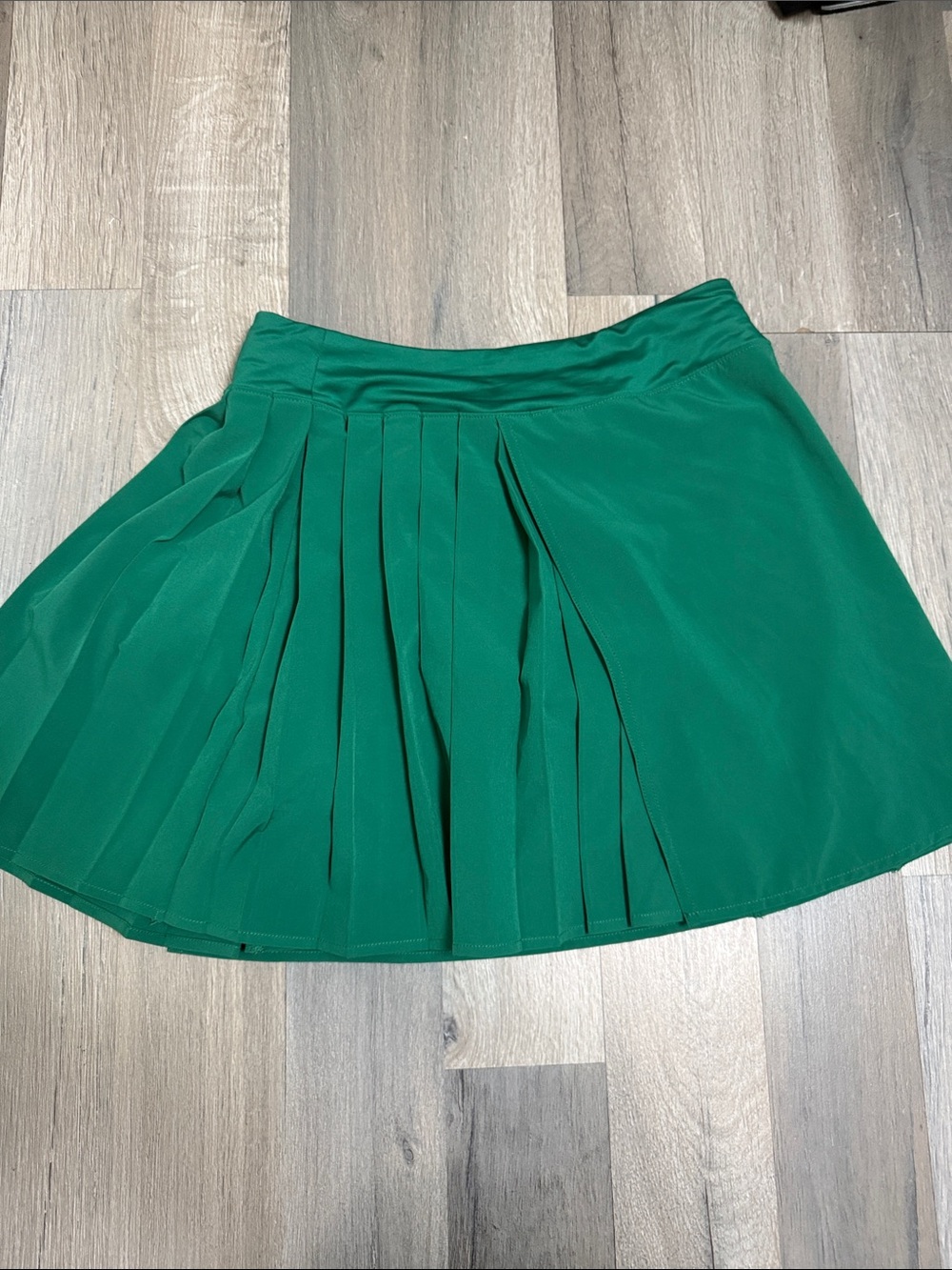 Lole Pleated A-Line Green Women's Skirt size XS